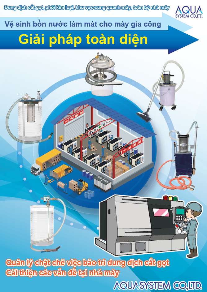Coolant tank cleaning(Vietnamese)