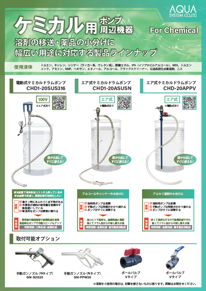 Chemical-related Pump Solutions(Japanese)